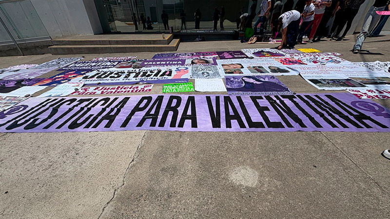  Declaran por homicidio culposo a asesino de Valentina; feministas piden reclasificarlo como feminicidio 