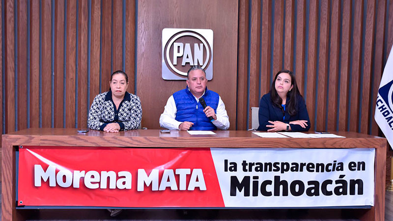 Morena ha terminado de matar la transparencia en Michoacán: PAN 