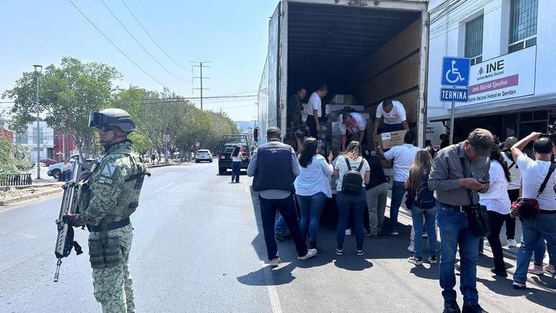 Arriban a Querétaro más de 11 millones de boletas para la elección judicial 