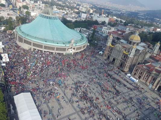 Reportan saldo blanco en peregrinación guadalupana en la Ciudad de México 