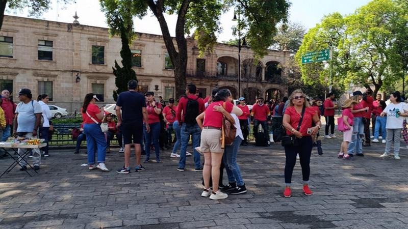 Inicia marcha CNTE Poder de Bases en Morelia; próxima semana determinan si se unen a huelga nacional  