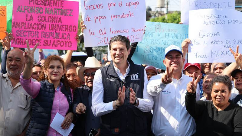 Alfonso Martínez arranca programa de suministro de agua con pipas en Morelia 