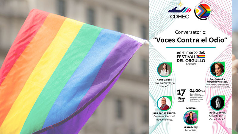 “Voces contra el odio”: un conversatorio para combatir la violencia hacia la comunidad LGBT+ 