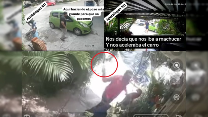 Teme joven madre por su vida: Por un lugar de estacionamiento machetean su casa, la intentan atropellar y hasta le cavan un pozo en la entrada en Apatzingán, Michoacán 
