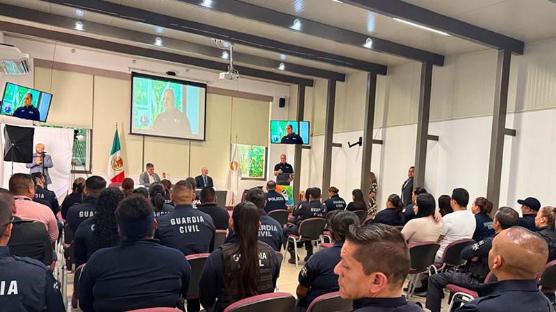 Capacita CEDH a personas servidoras públicas de la secretaría de seguridad pública de Michoacán 