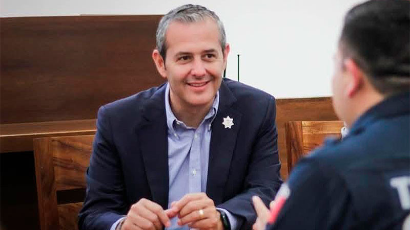 Presenta González Cussi su renuncia como comisionado de Seguridad en Morelia, Michoacán 