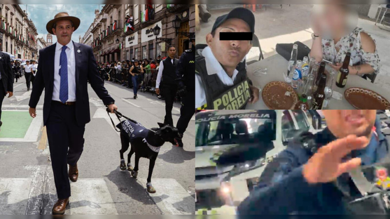 González Cussi abandona la Policía Morelia en medio de escándalos por excesos de agentes, con la inseguridad a tope y con señalamientos de presunta corrupción 