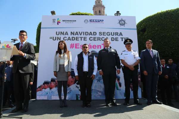 Cuidarán más de 200 cadetes las calles de Morelia 