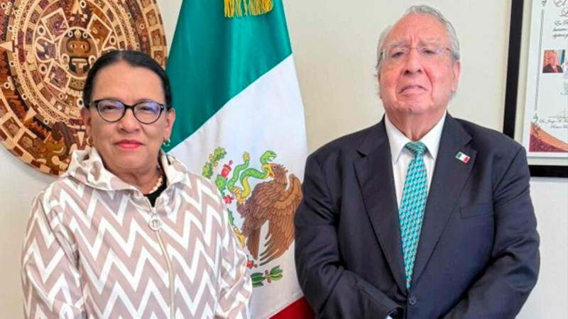Rosa Icela Rodríguez acude al Vaticano a misa de inicio del pontificado de León XIV 