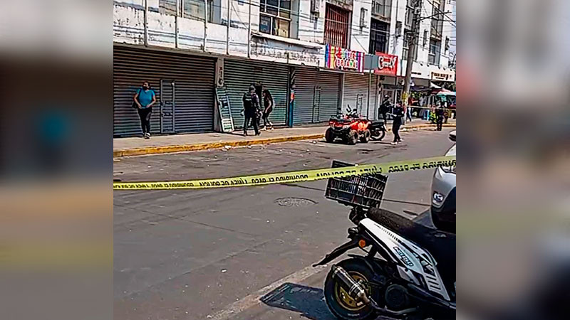 Ultiman a tiros a una persona en Uruapan, Michoacán 