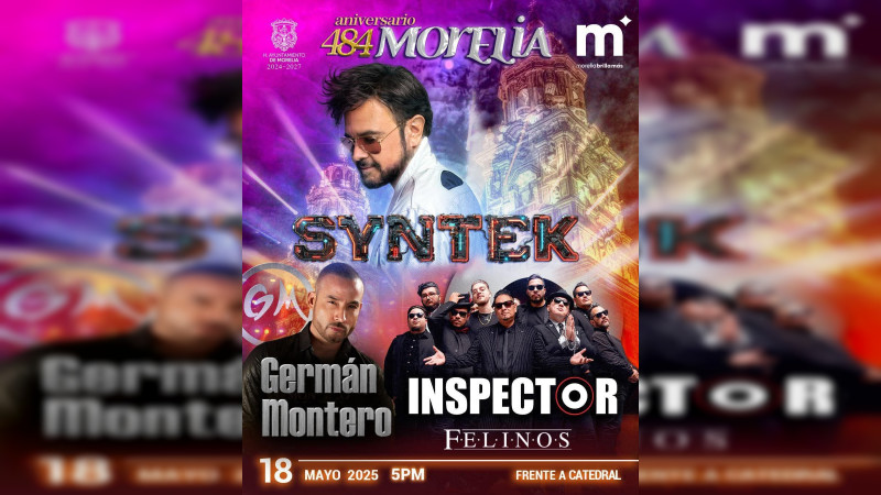 Gobierno de Morelia informa objetos prohibidos y recomendaciones para concierto de aniversario 