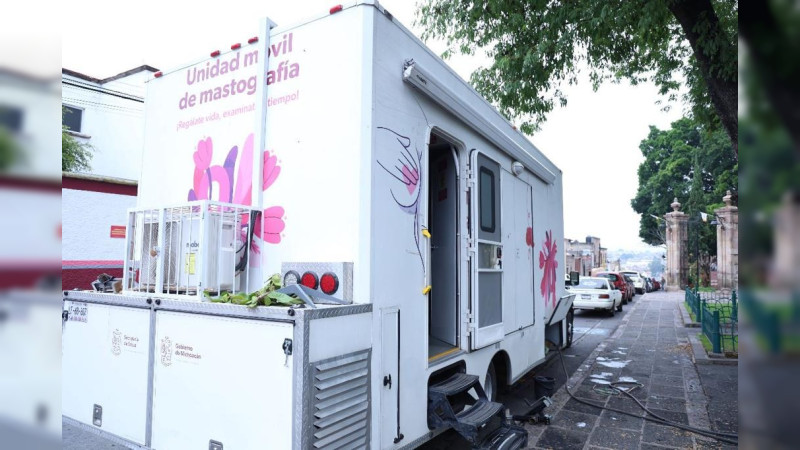 SSM invita a michoacanas de 40 a 69 años a realizarse mastografía  
