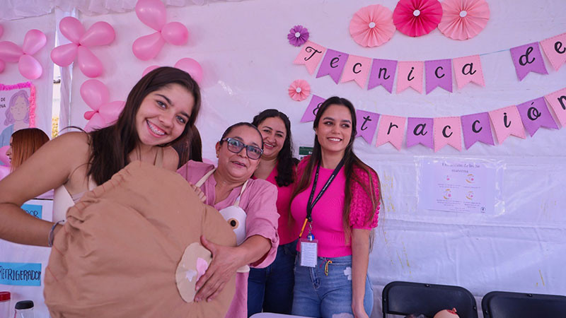 Sector salud de Michoacán resalta la importancia de la donación de leche materna 