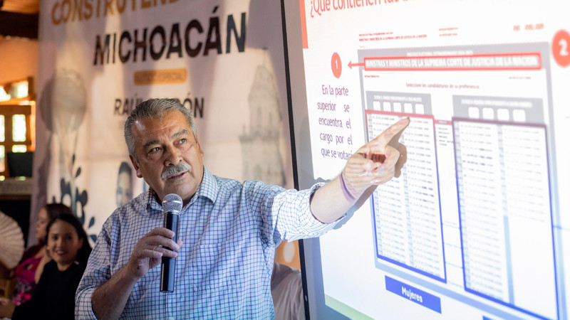 Consolida Raúl Morón ventaja en la contienda por la gubernatura de Michoacán 