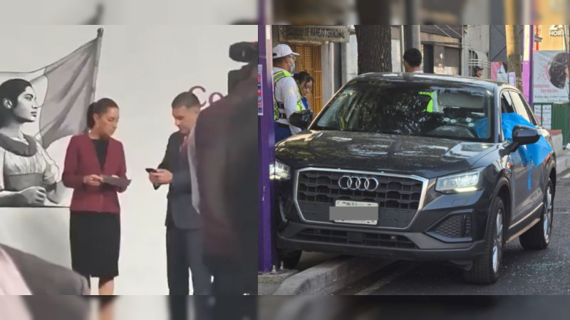 Interrumpe a Sheinbaum y Harfuch homicidio de altos funcionarios de CDMX, durante conferencia matutina: Secretario salió a toda prisa de Palacio 
