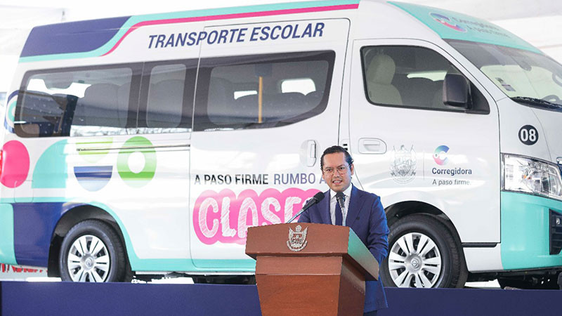 Ponen en marcha camiones escolares en la ciudad de Querétaro 