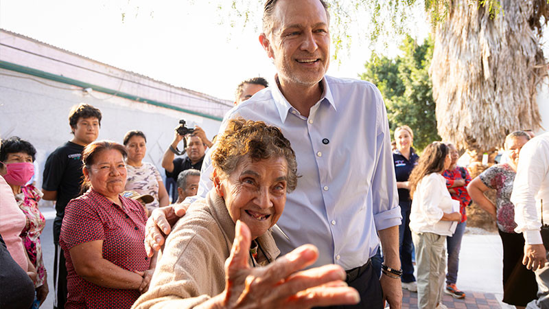 Entrega Mauricio Kuri obra social por 24.9 mdp en La Sierrita