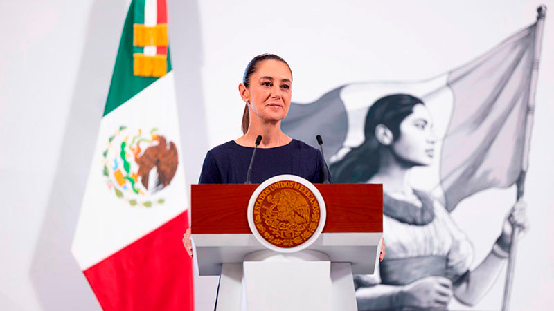 Asegura Sheinbaum que hay diálogo permanente con CNTE, tras bloqueo en Palacio Nacional 