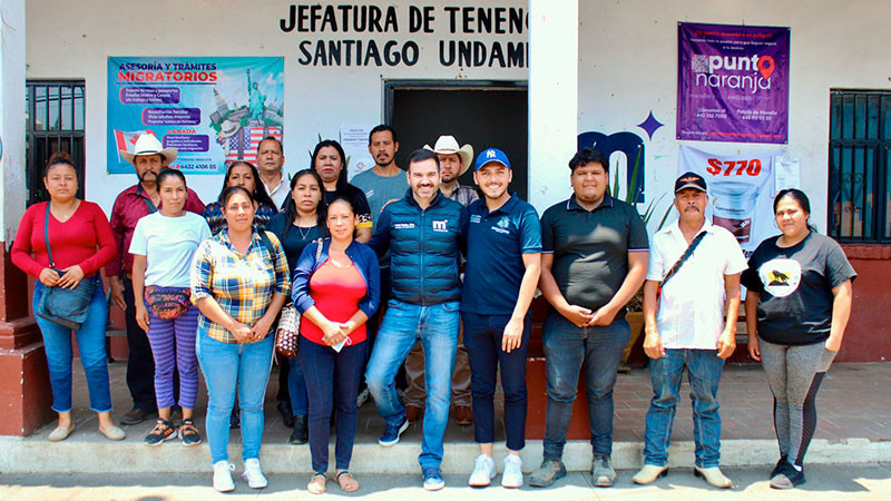 Refrenda Yankel Benítez compromiso del Ayuntamiento de Morelia con la zona rural 