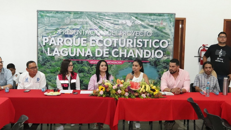 Presentan el proyecto del parque ecoturístico de Chandio en Apatzingan 
