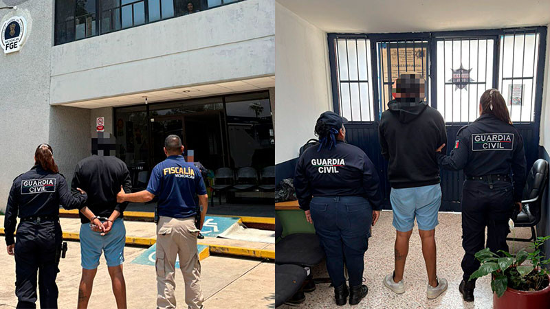 Detienen a presunto responsable del delito de violación en Morelia, Michoacán 