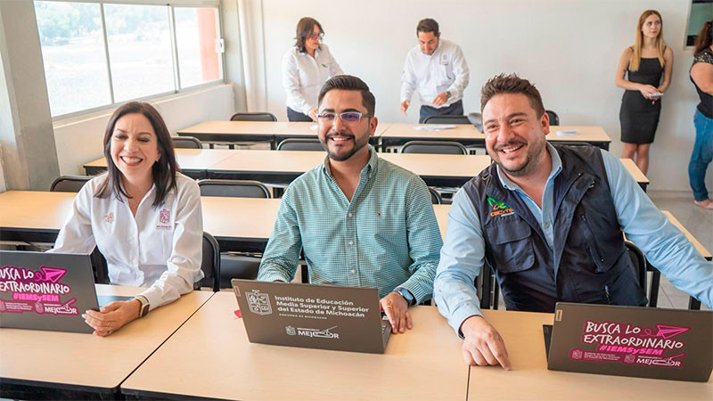 Huandacareo impulsa la educación con nuevo laboratorio digital en el Cecytem 