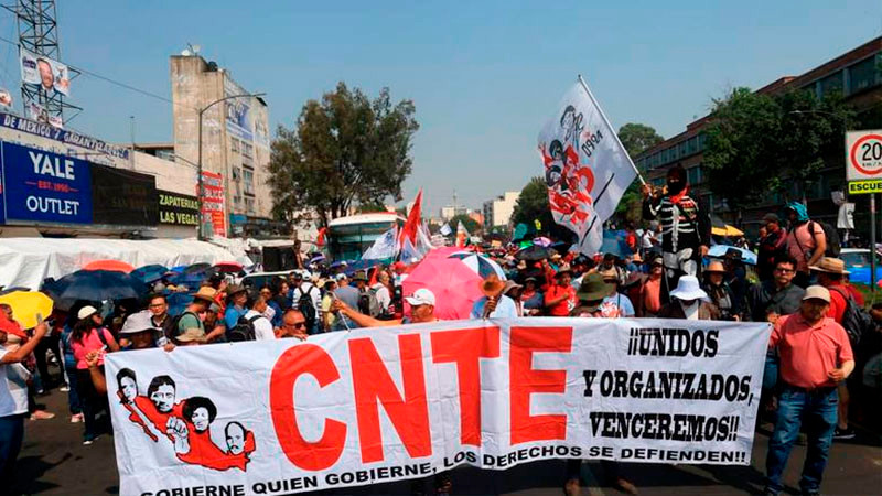 Sin avances en negociaciones con CNTE, anuncia Sheinbaum 