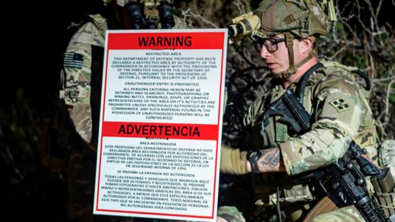 EEUU declara como "áreas de defensa nacional" zonas en frontera con México 