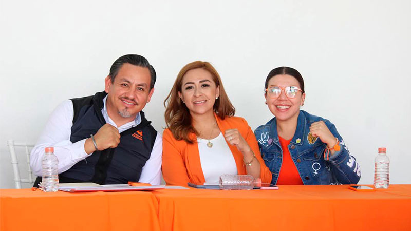 La fuerza naranja se consolida y fortalece en Distrito de Zitácuaro: Grecia Aguilar 
