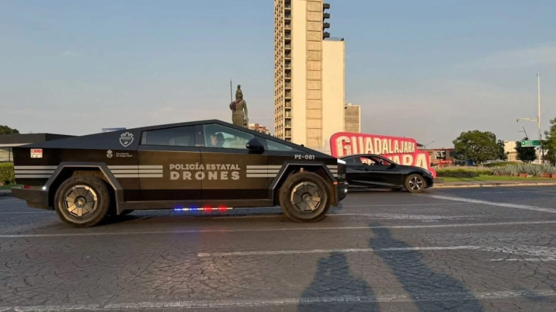 Gasta Jalisco 630 millones en patrullas Tesla Cybertruck: Con 6 mil millones renueva flota policial de cara a Juegos Olímpicos 