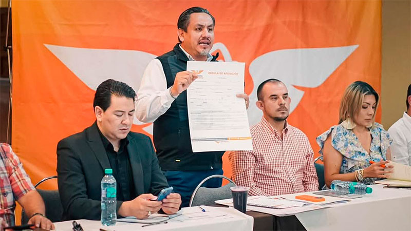 Movimiento Ciudadano recorre Michoacán para fortalecer estructuras y promover afiliación 