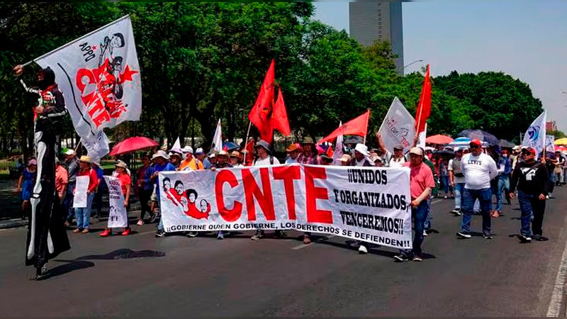 CNTE rechaza acusaciones de Sheinbaum de que actúe "como la derecha" 