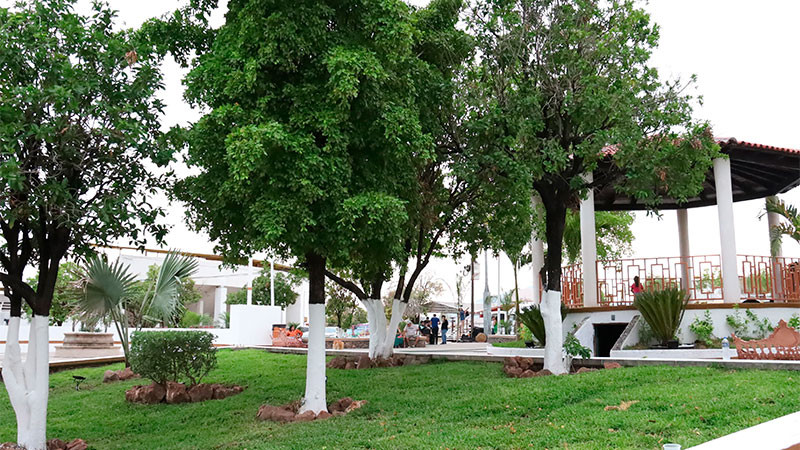 El jardín del Toreo se suma a los espacios públicos restaurados en Huetamo 