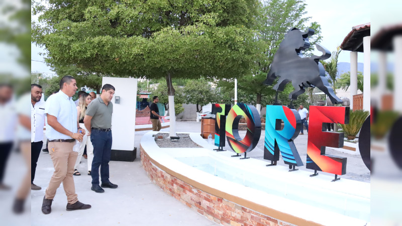 El jardín del Toreo se suma a los espacios públicos restaurados en Huetamo 