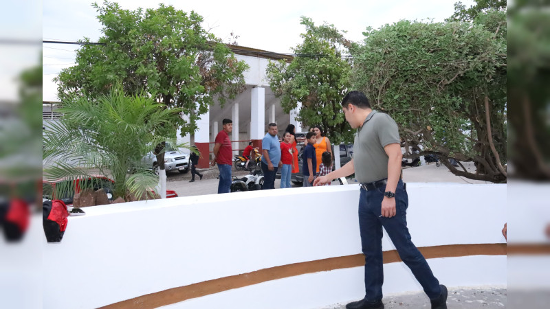 El jardín del Toreo se suma a los espacios públicos restaurados en Huetamo 