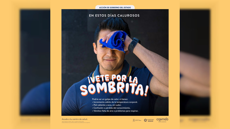 Exhorta sector Salud a la población a prevenir daños por altas temperaturas 