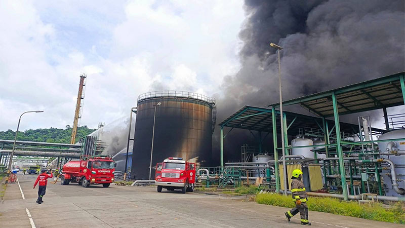 Se registra incendio en la refinería Esmeraldas de Ecuador 