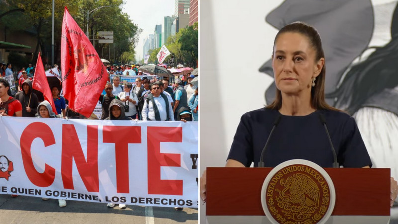 CNTE no asistió a una reunión pactada el 8 de mayo: Claudia Sheinbaum 