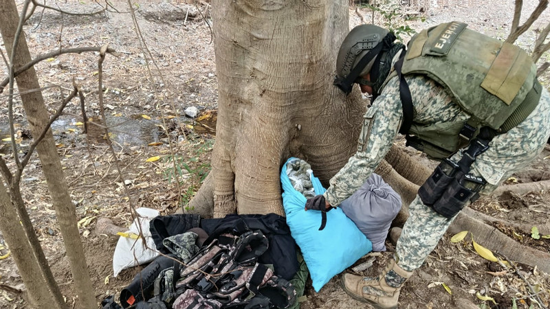 Cae arsenal y estupefacientes en 13 estados durante operativos del Gabinete de Seguridad 