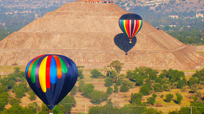 Tras operativo, son clausurados 9 centros de despegue de globos aerostáticos en Teotihuacán 
