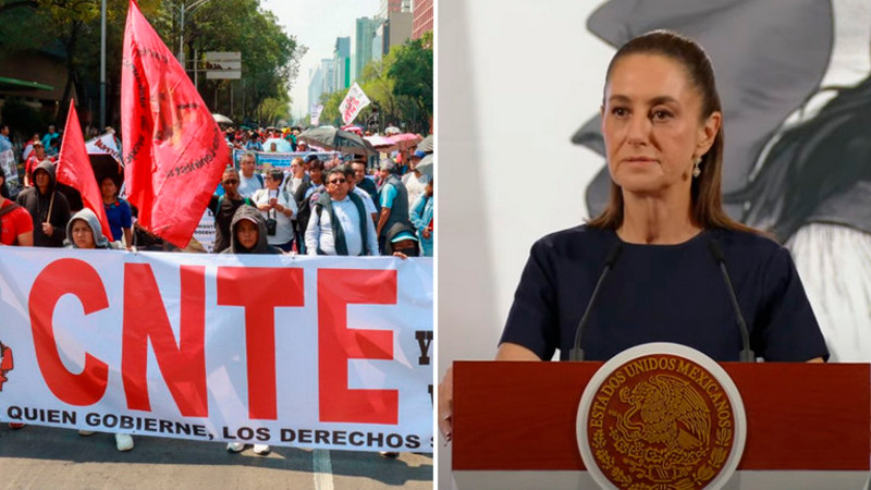 Rechaza CNTE nueva propuesta del gobierno; insiste en audiencia con Sheinbaum 