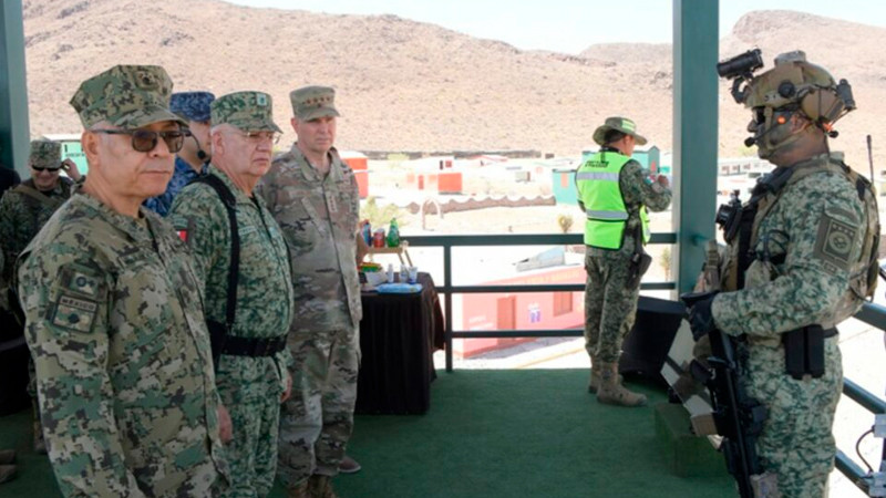 Titulares de Defensa y Semar se reúnen con Comando Norte de EEUU 