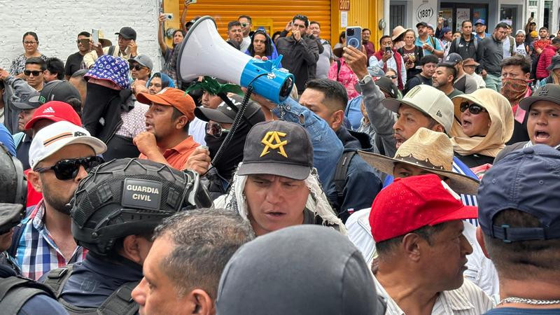Líder de la CNTE lamenta agresión durante protesta en Morelia y demanda atención de gobierno 