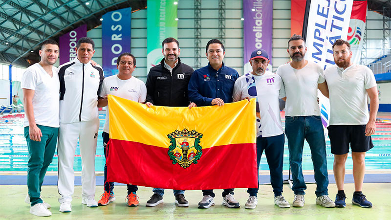 Abandera Yankel Benítez a la Selección de natación convencional y discapacidad del IMCUFIDE 
