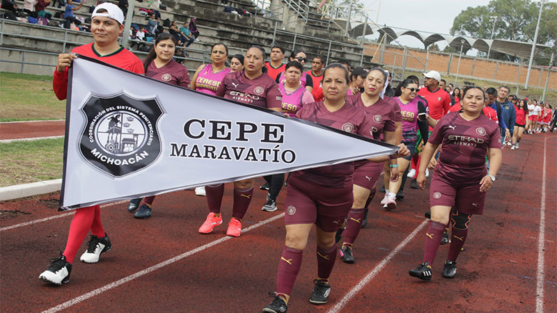 Trabajadores de centros penitenciarios participaron en jornada deportiva 