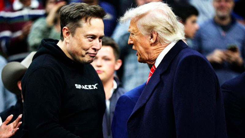 Dará conferencia de prensa Donald Trump con Elon Musk 