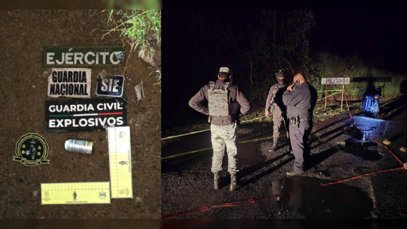Desactivan granada de fragmentación en Aputzio, luego de enfrentamientos que dejaron un inocente muerto en Zitácuaro, Michoacán 