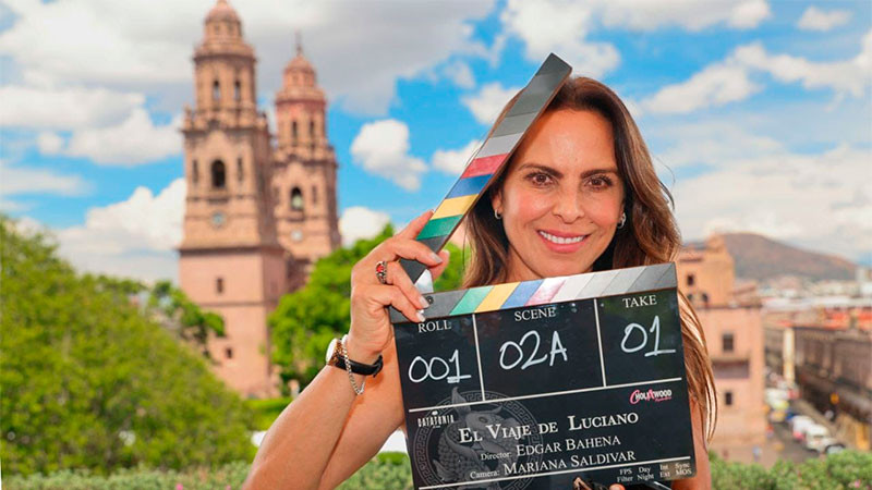  Morelia, ciudad que incentiva el cine: Kate del Castillo 