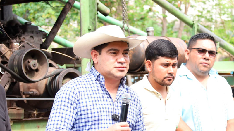 Inicia la construcción de pozo profundo en Cuaro, municipio de Huetamo 