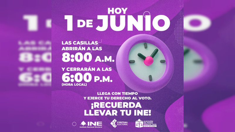 Abren casillas en la Elección Judicial México 2025 